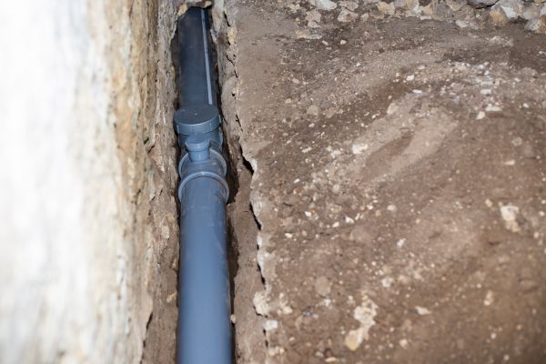 Drain Line Installation in Woodinville